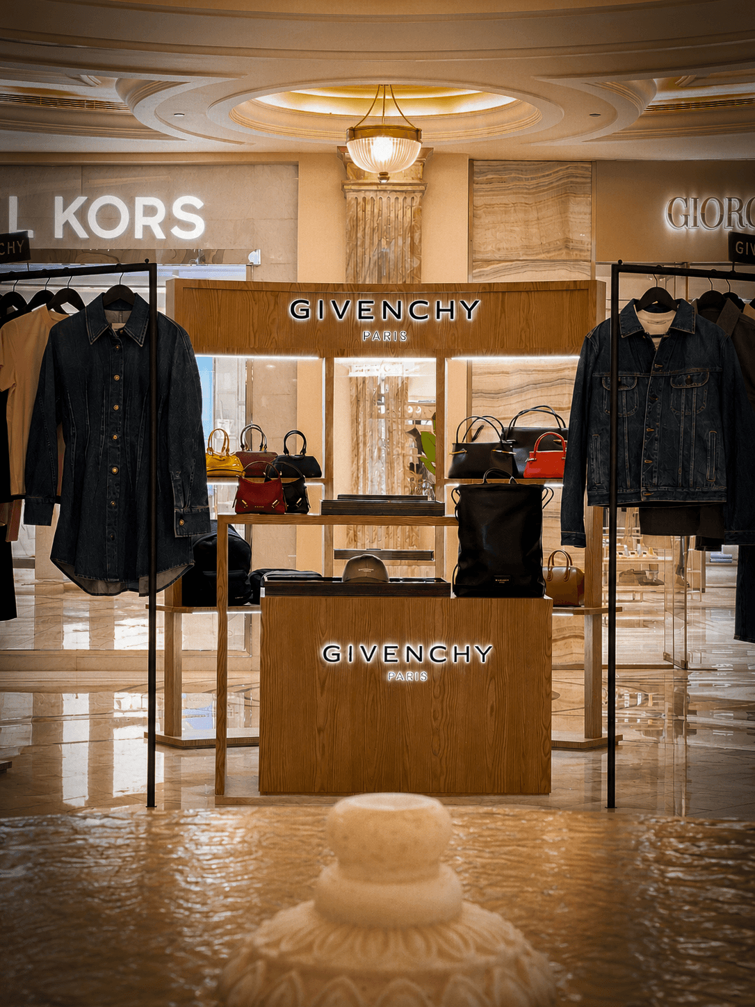 Givenchy luxury display