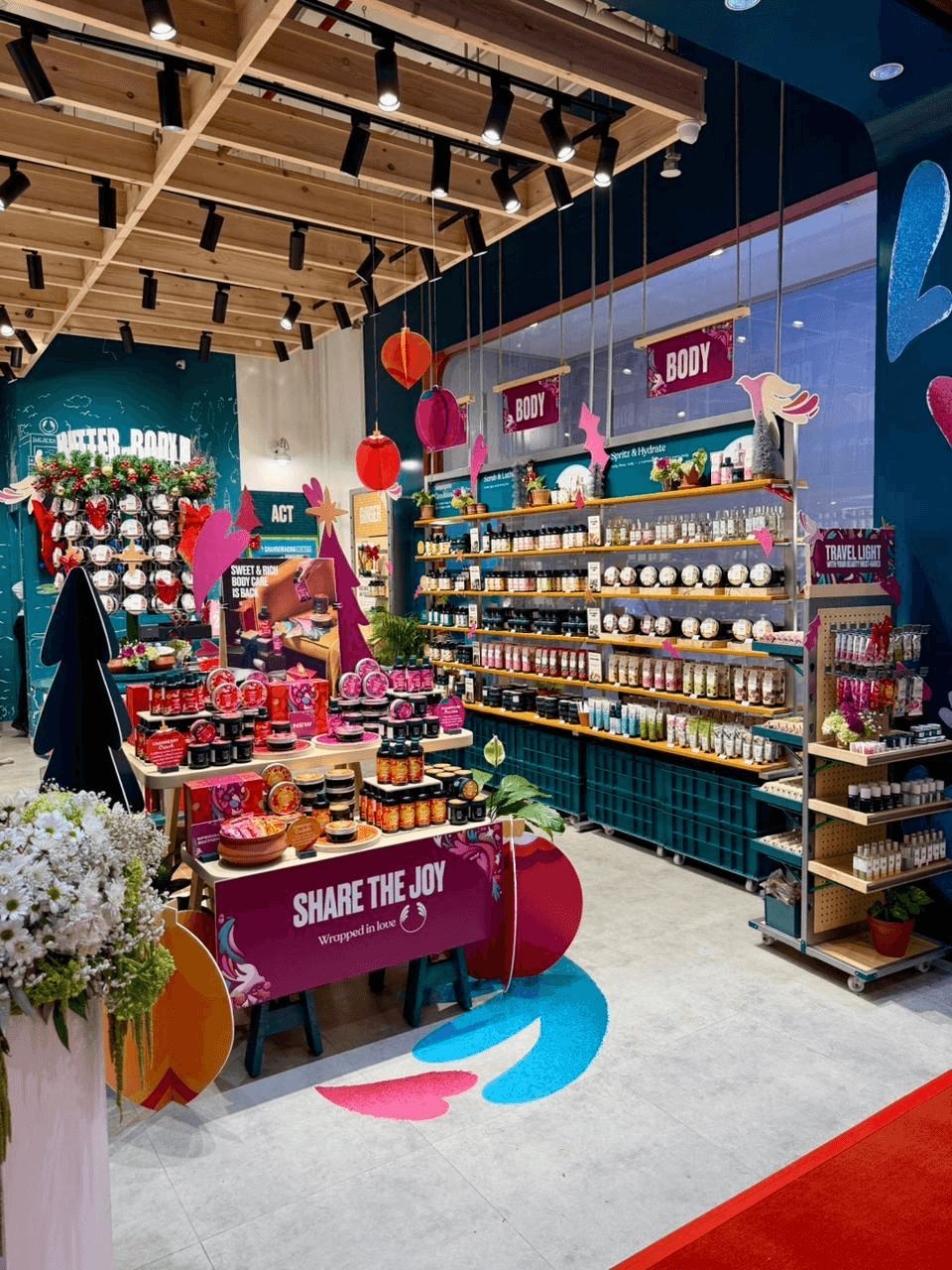 The Body Shop Retail Interior